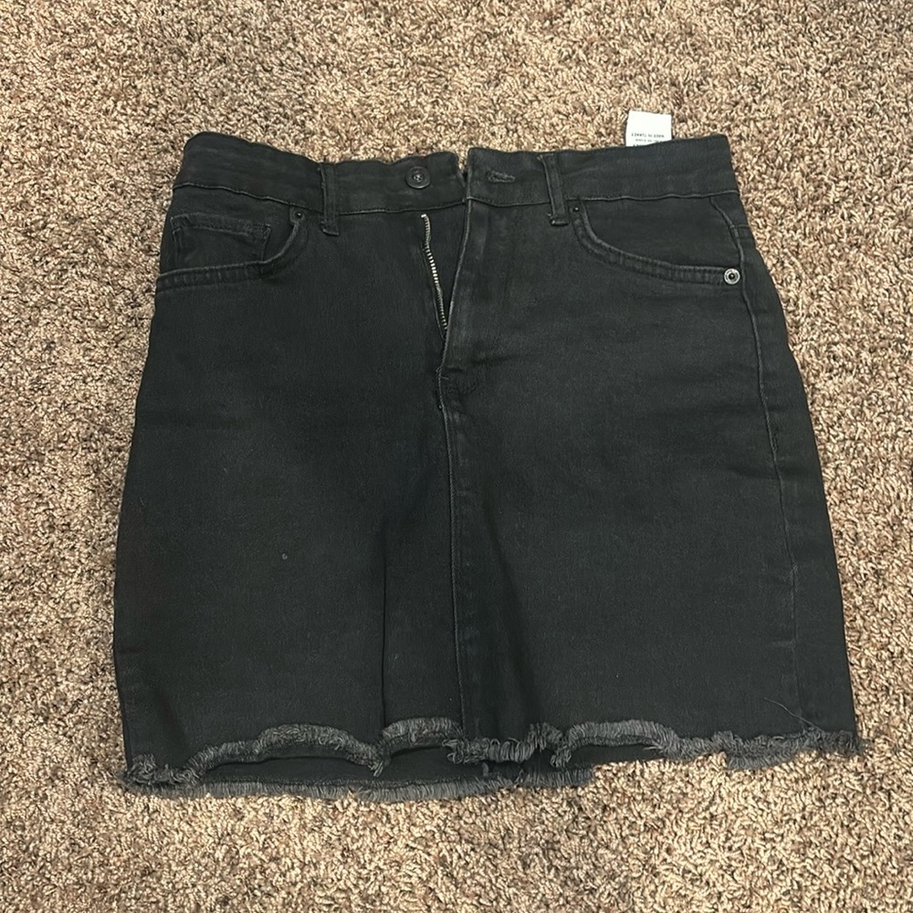 Black Jean skirt US size 2